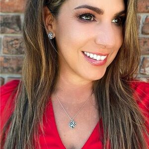 Park Lane Lana in White Leopard Earrings and Necklace Set